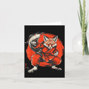 Kickboxing Fox Martial Arts Karate Jiu-Jitsu MMA Card