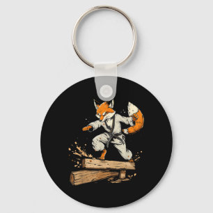 Kickboxing Fox Martial Arts Karate Jiu-Jitsu Mma Key Ring