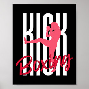Kickboxing Front Kick  Poster