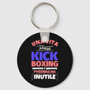 Kickboxing Gift Funny Athletic Sports - No Screws Key Ring