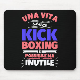 Kickboxing Gift Funny Athletic Sports - No Screws Mouse Pad