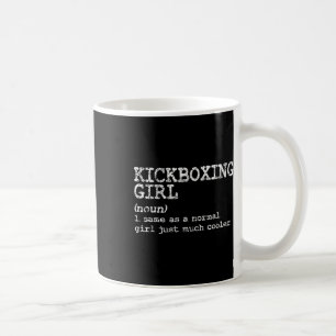 Kickboxing Girl Definition Funny Women Coach Marti Coffee Mug