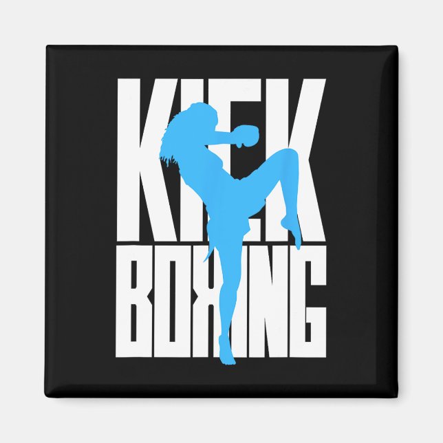 Kickboxing Girl In Training  Magnet (Front)