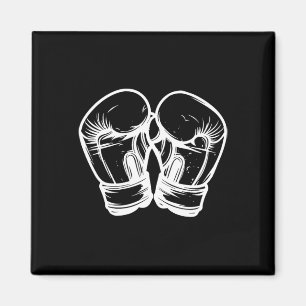 Kickboxing Gloves Drawing Taekwondo Magnet