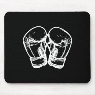 Kickboxing Gloves Drawing Taekwondo Mouse Pad
