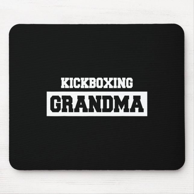 Kickboxing Grandma - Kickboxer  Mouse Pad (Front)
