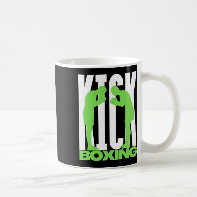 Kickboxing Greeting  Coffee Mug (Right)