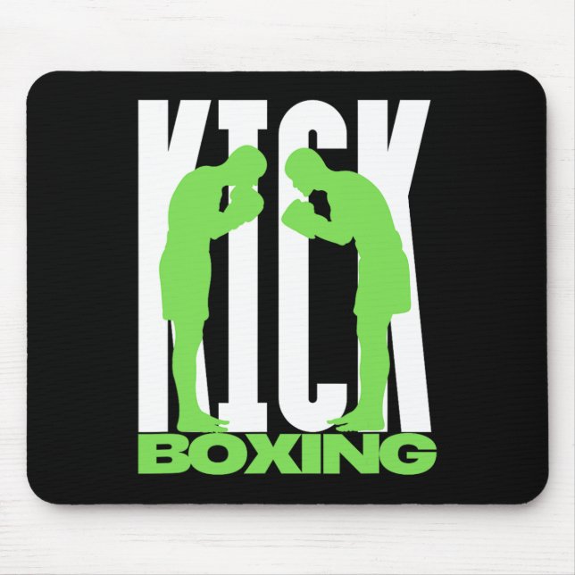 Kickboxing Greeting  Mouse Pad (Front)