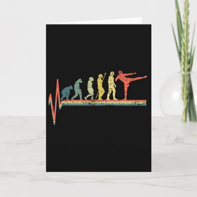 Kickboxing Heartbeat  Card (Front)