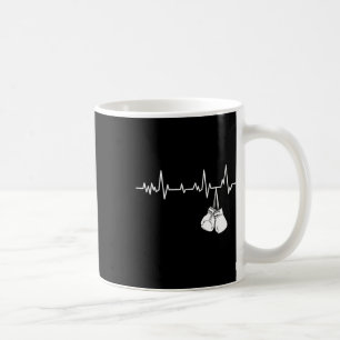 Kickboxing Heartbeat - Kickboxer Self Defense Mart Coffee Mug