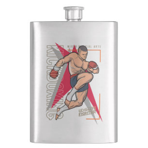 Kickboxing hip flask