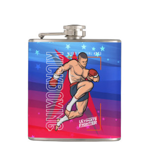 Kickboxing hip flask