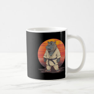 Kickboxing Hippo Martial Arts Karate Jiu-jitsu Mma Coffee Mug