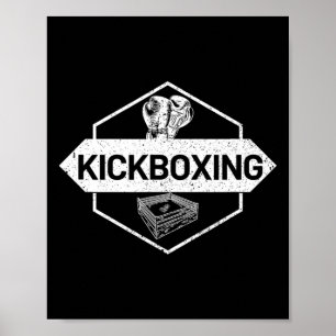 Kickboxing In The Ring  Poster