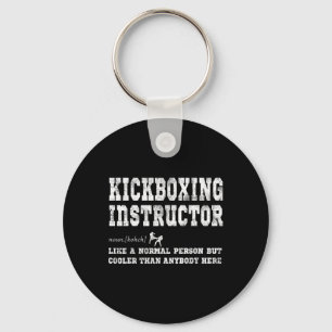 Kickboxing Instructor Definition Gift  Key Ring