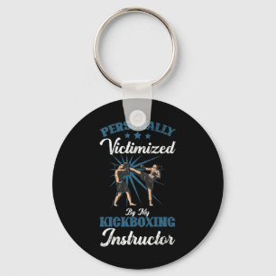 Kickboxing Instructor Funny Kick Boxer Boxing Grap Key Ring