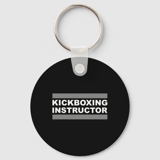 Kickboxing Instructor  Key Ring (Front)