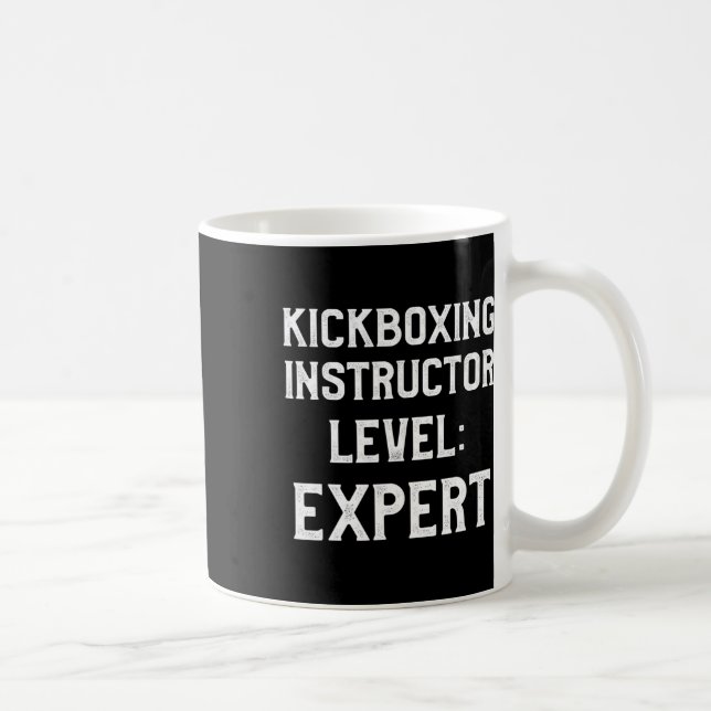 Kickboxing Instructor Kick Boxing Workout _2  Coffee Mug (Right)