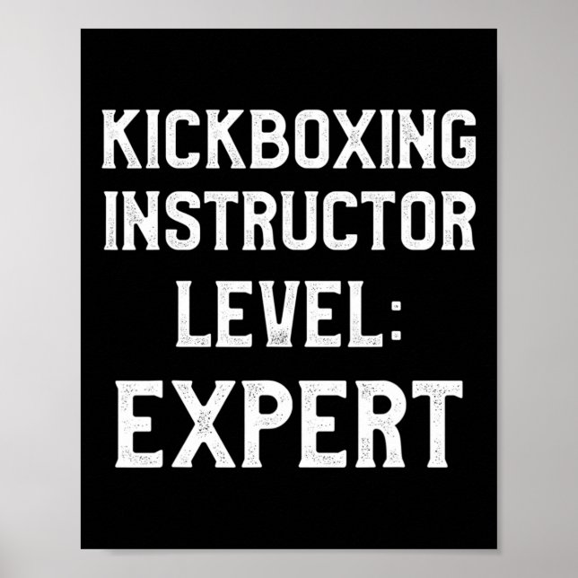 Kickboxing Instructor Kick Boxing Workout _2  Poster (Front)