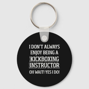 Kickboxing Instructor Kick Boxing Workout _4 Key Ring