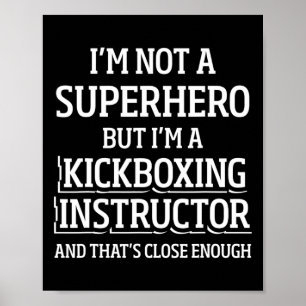 Kickboxing Instructor Kick Boxing Workout _5 Poster