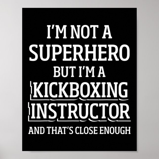 Kickboxing Instructor Kick Boxing Workout _5  Poster (Front)