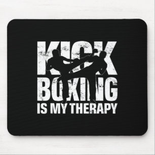 Kickboxing Is My Therapy, Kickboxing Match Motif K Mouse Pad
