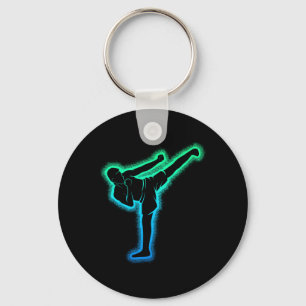 Kickboxing Karate Kickboxer Taekwondo Children Men Key Ring