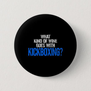 Kickboxing Kick Boxing Workout _3 6 Cm Round Badge
