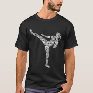 Kickboxing Kickboxer Karate Girls Women Kids 1 T-Shirt