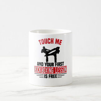 Kickboxing Kickboxer Martial Arts Boxer Sparring Coffee Mug