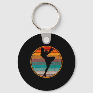 Kickboxing Kickboxer Muay Thai Karate Boxing Mma Key Ring