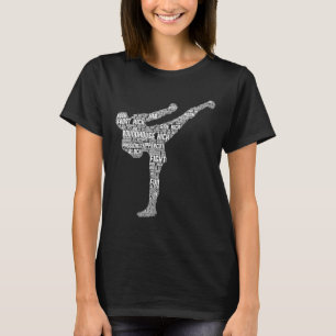 Kickboxing Kickboxer Taekwondo Karate Children Boy T-Shirt