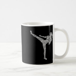Kickboxing Kickboxer Taekwondo Karate Girls Women Coffee Mug