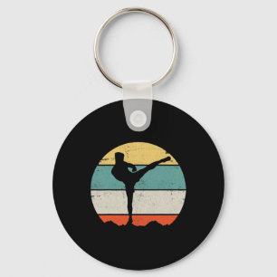 Kickboxing Kickboxer Vintage Key Ring