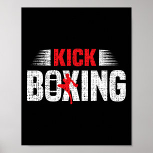 Kickboxing Kickboxing Boxers Kickboxers Martial Ar Poster