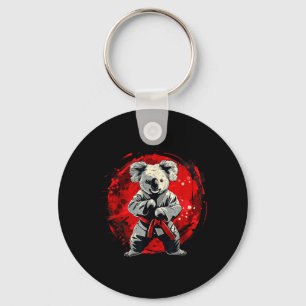 Kickboxing Koala Martial Arts Karate Jiu-Jitsu MMA Key Ring