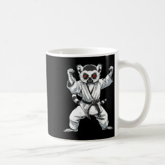 Kickboxing Lemur Martial Arts Karate Jiu-Jitsu MMA Coffee Mug