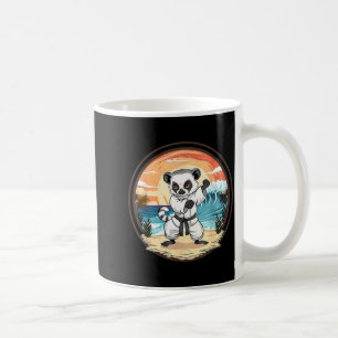 Kickboxing Lemur Martial Arts Karate Jiu-Jitsu MMA Coffee Mug