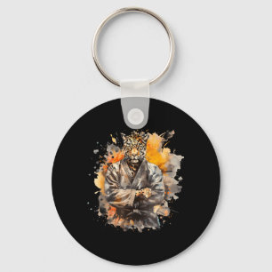 Kickboxing Leopard Taekwondo Karate MMA Martial Key Ring