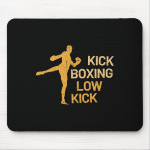 Kickboxing Low Kick Mouse Pad