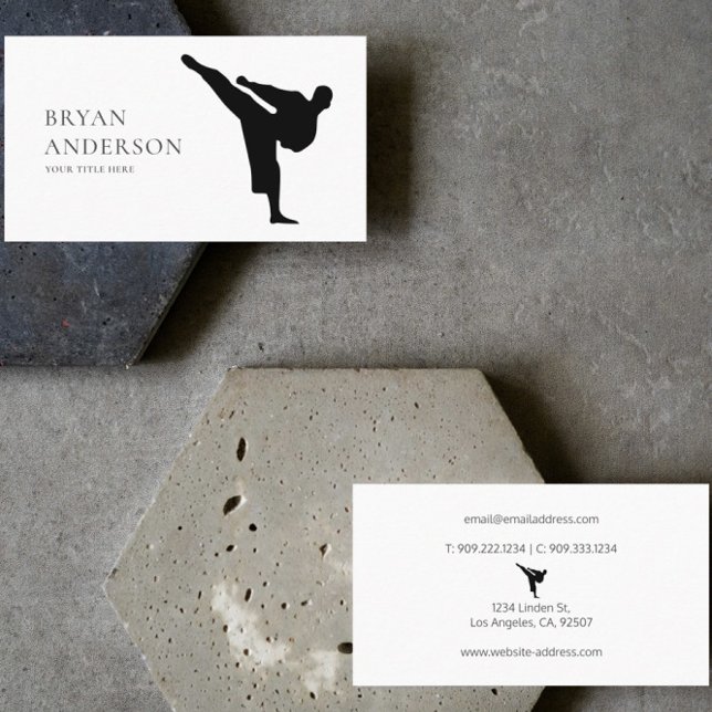 Kickboxing - Martial Arts Business Card (Creator Uploaded)