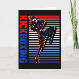 Kickboxing Martial Arts Kickboxing Lover Boxing Ki Card