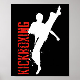 Kickboxing Martial Arts Poster