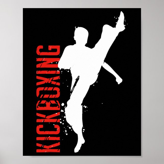 Kickboxing Martial Arts  Poster (Front)