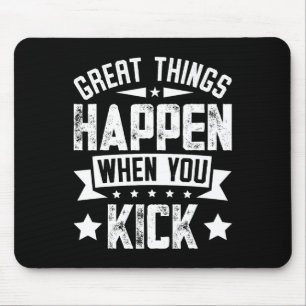 Kickboxing Meme Quote Mouse Pad
