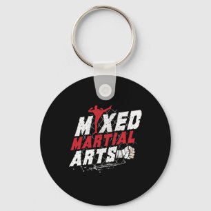 Kickboxing Mma Mixed Martial Arts Lover Gift Idea Key Ring