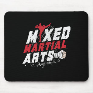 Kickboxing Mma Mixed Martial Arts Lover Gift Idea Mouse Pad