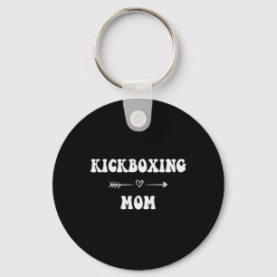 Kickboxing Mom Martial Art Stylish Sports Mom Game Key Ring