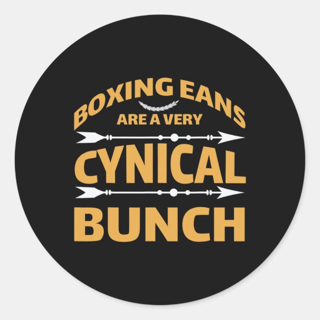 Kickboxing Muay Thai Boxing _3  Classic Round Sticker (Front)